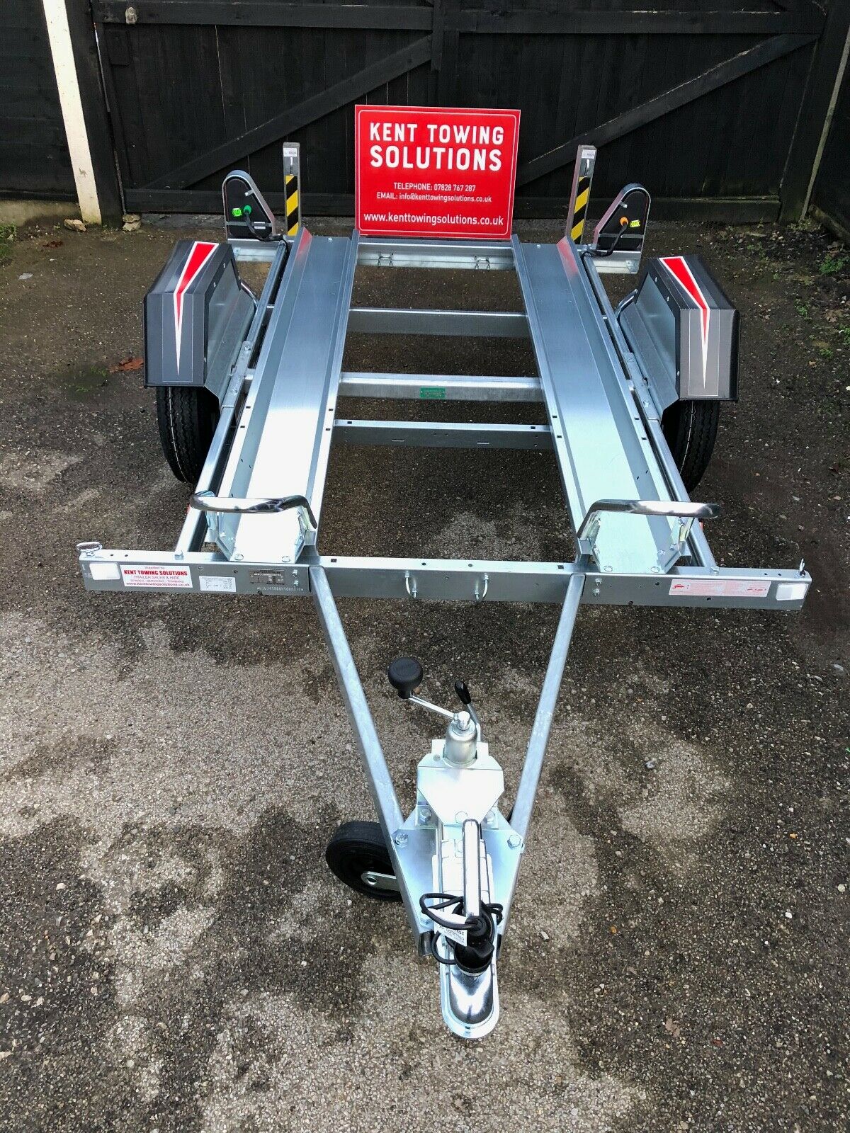 Brand New Erde CH451 Double Double Motorcycle Bike Motorcycle Trailer