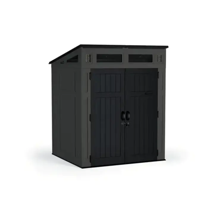 【Storage shed】Modernist 6 Ft. X 5 Ft. Resin Storage Shed