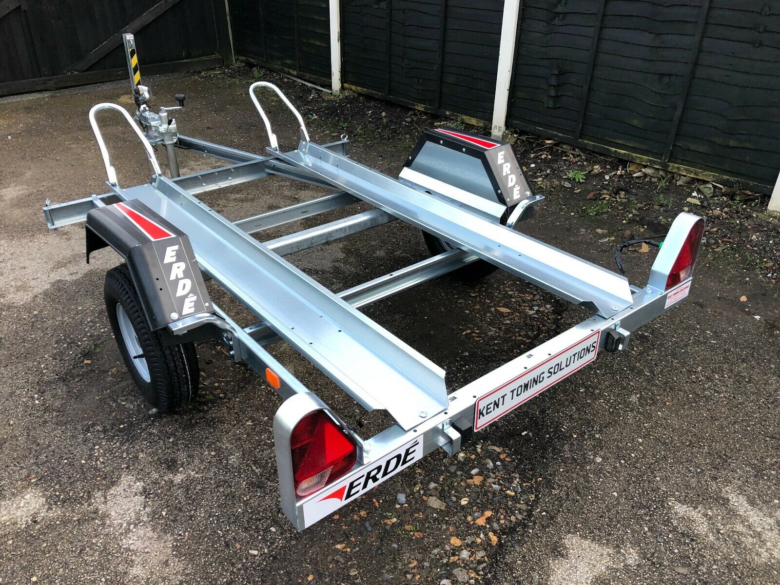 Brand New Erde CH451 Double Double Motorcycle Bike Motorcycle Trailer