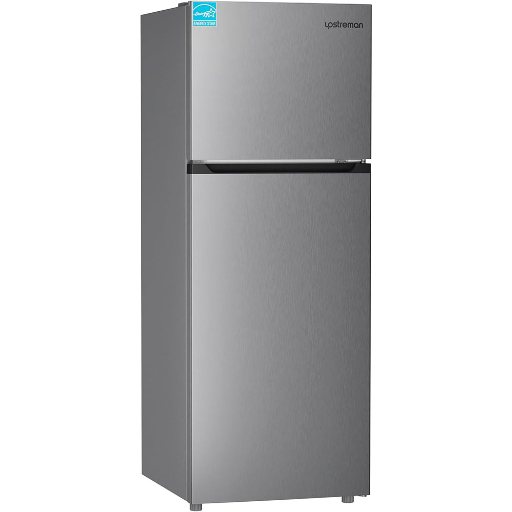 Upstreman Stainless Steel Double Door Refrigerator