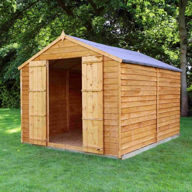 Mercia Overlap Vertex No Window Shed 10X8