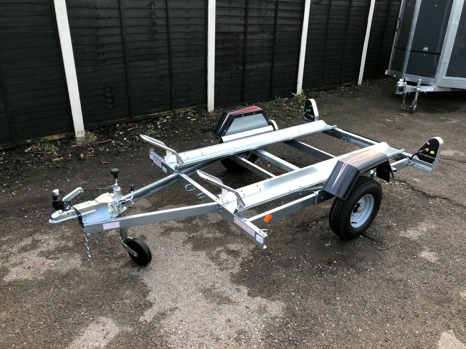 Brand New Erde CH451 Double Double Motorcycle Bike Motorcycle Trailer