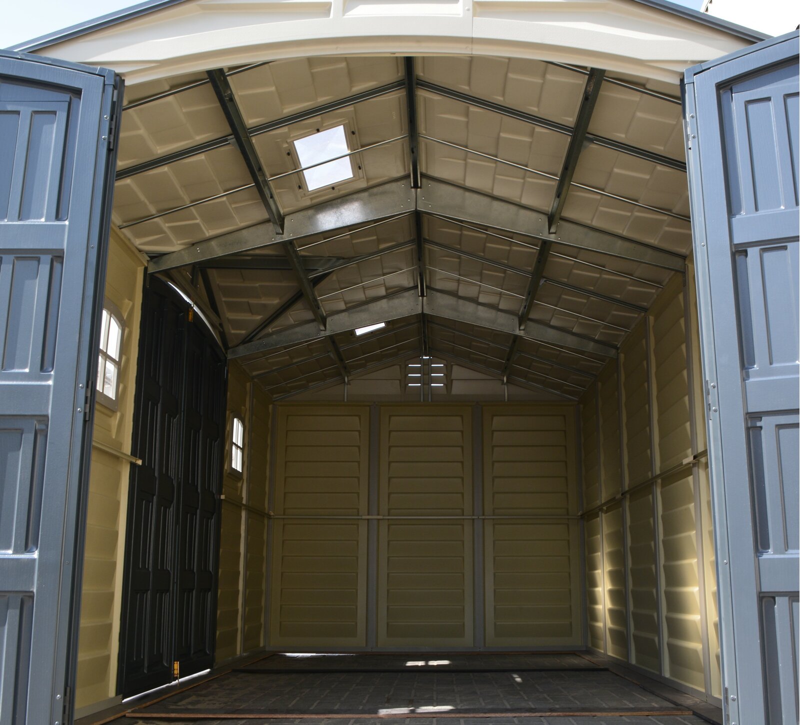 Apex Pro 10 ft. 5 in. W x 8 ft. D Plastic Storage Shed