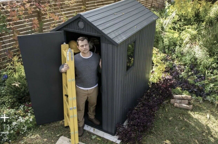 Keter Darwin Shed Grey 6 X 4 Ft Waterproof Garden Storage Shed Cheapest