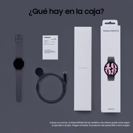 Samsung Galaxy Watch6 40mm Grafito Bluetooth Smartwatch