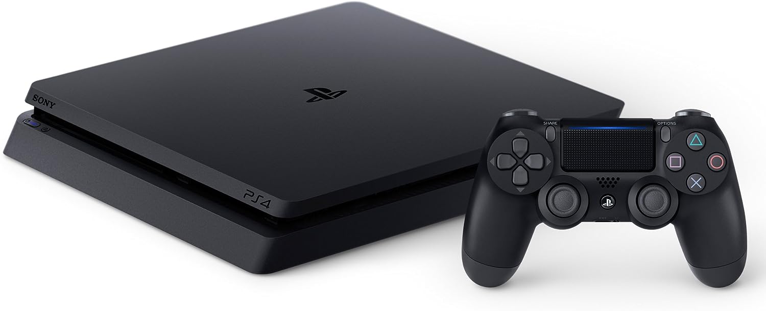 Sony Playstation 4 Slim Console 500GB Jet Black PS4