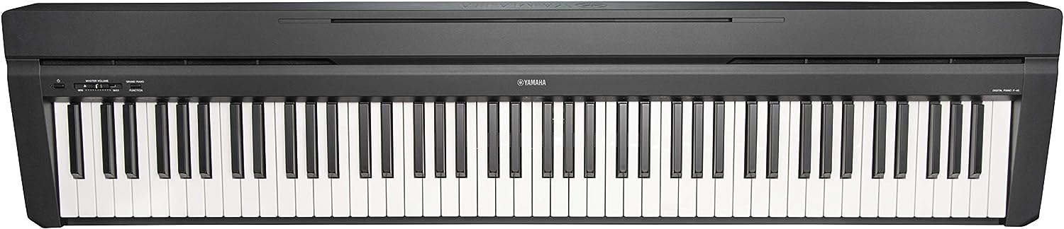 YAMAHA P-45B Digital Piano - Light and Portable Piano for Hobbyists and Beginners, in Black
