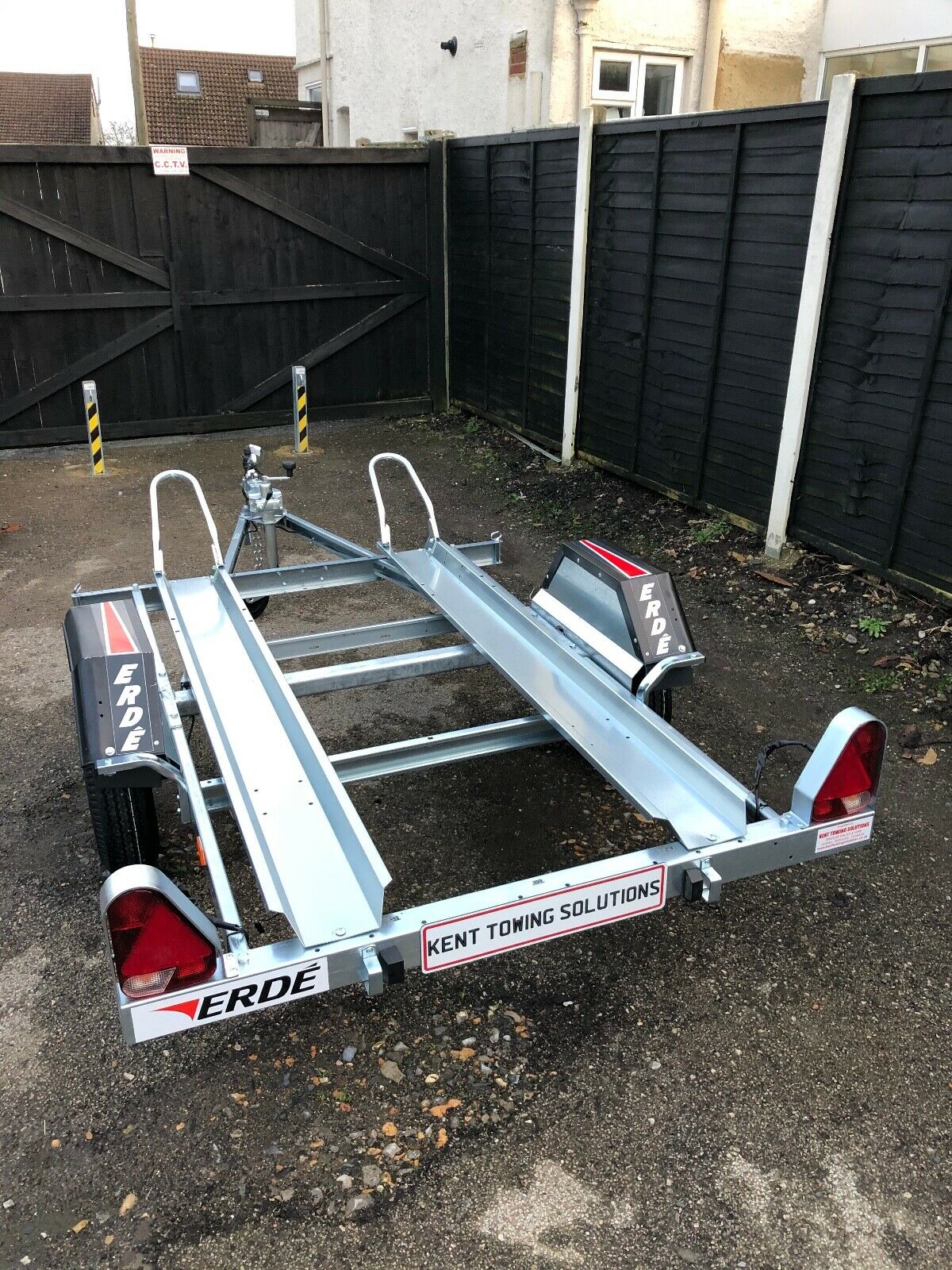 Brand New Erde CH451 Double Double Motorcycle Bike Motorcycle Trailer