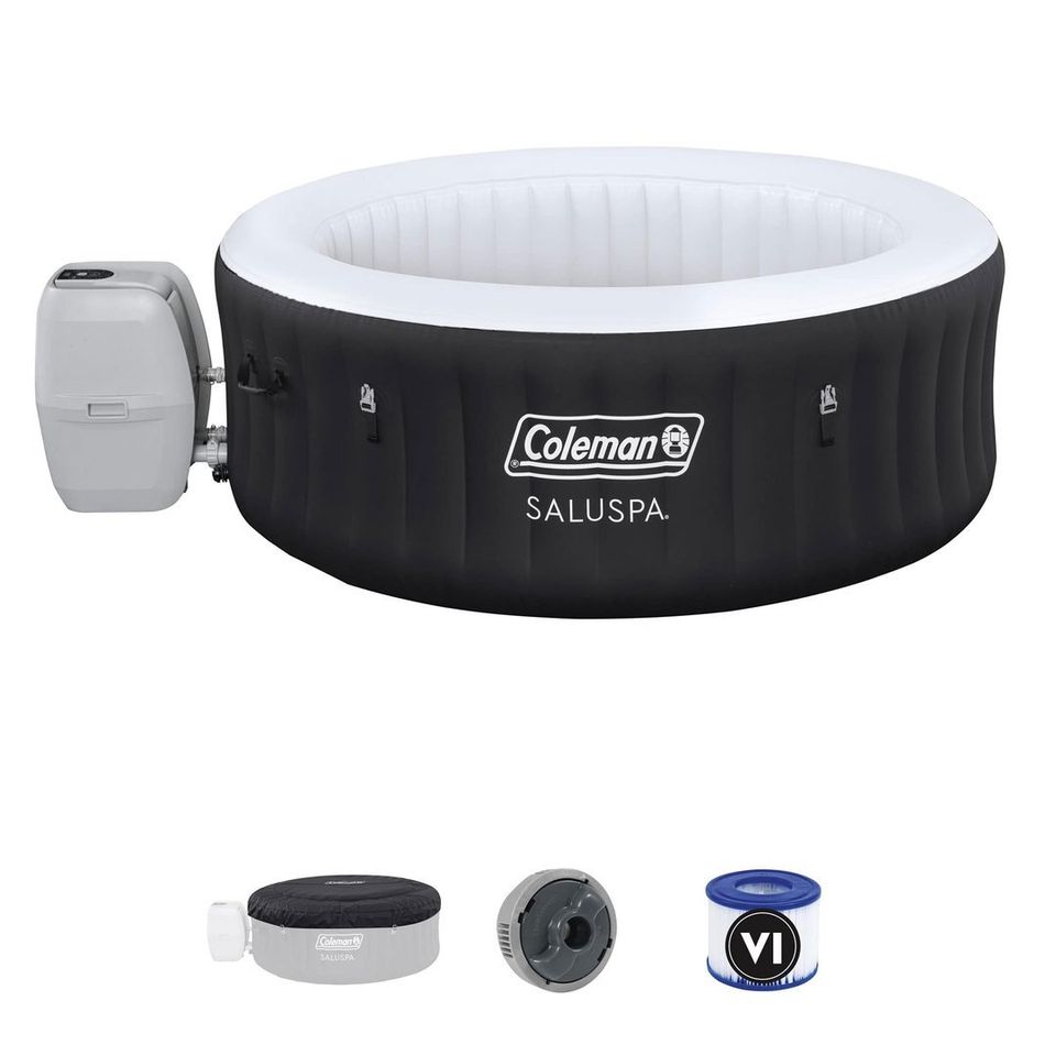 4 person outdoor portable inflatable hot tub spa