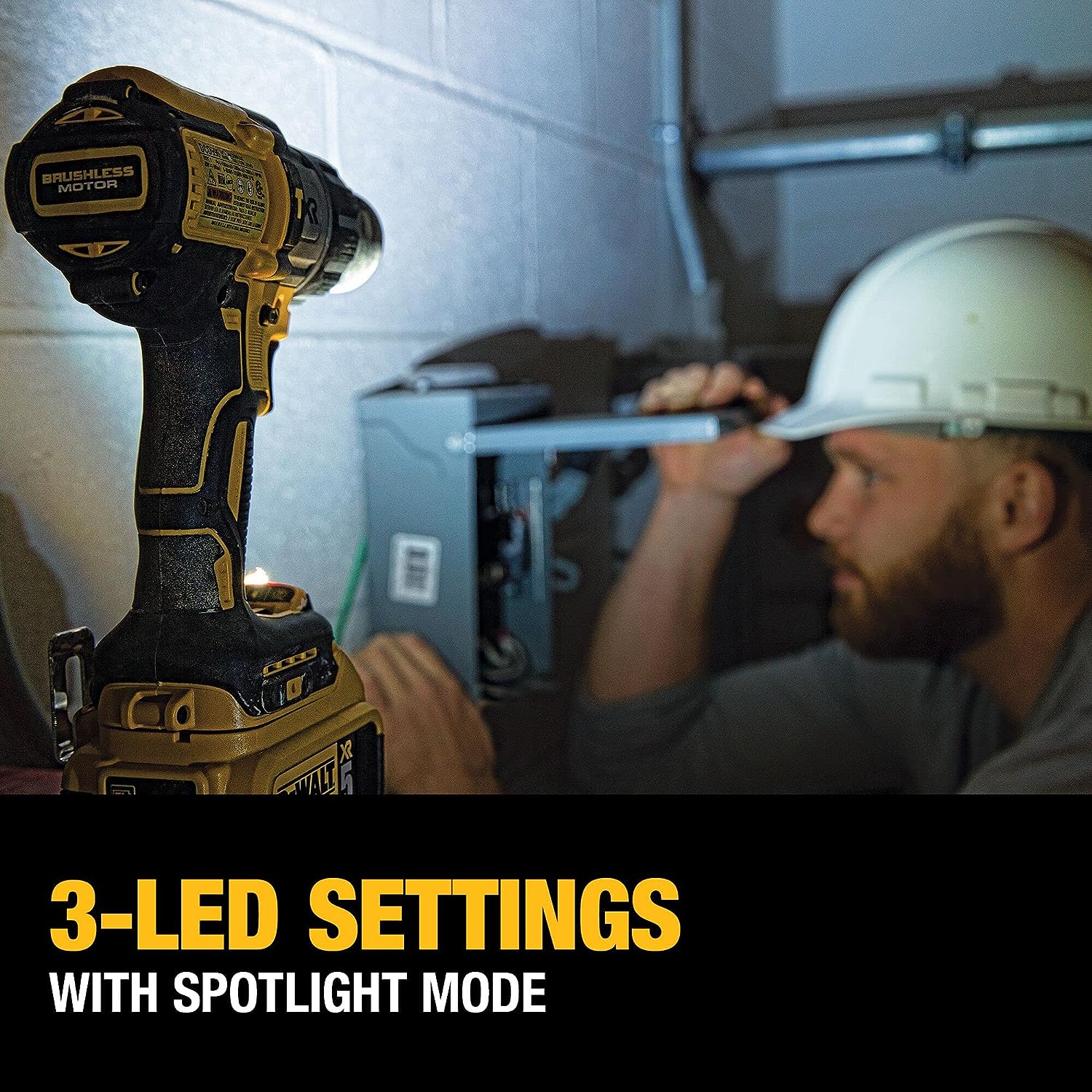 DEWALT 20V MAX* XR Cordless Drill Combo Kit, Brushless, 5.0-Ah, 2-Tool (DCK299P2)