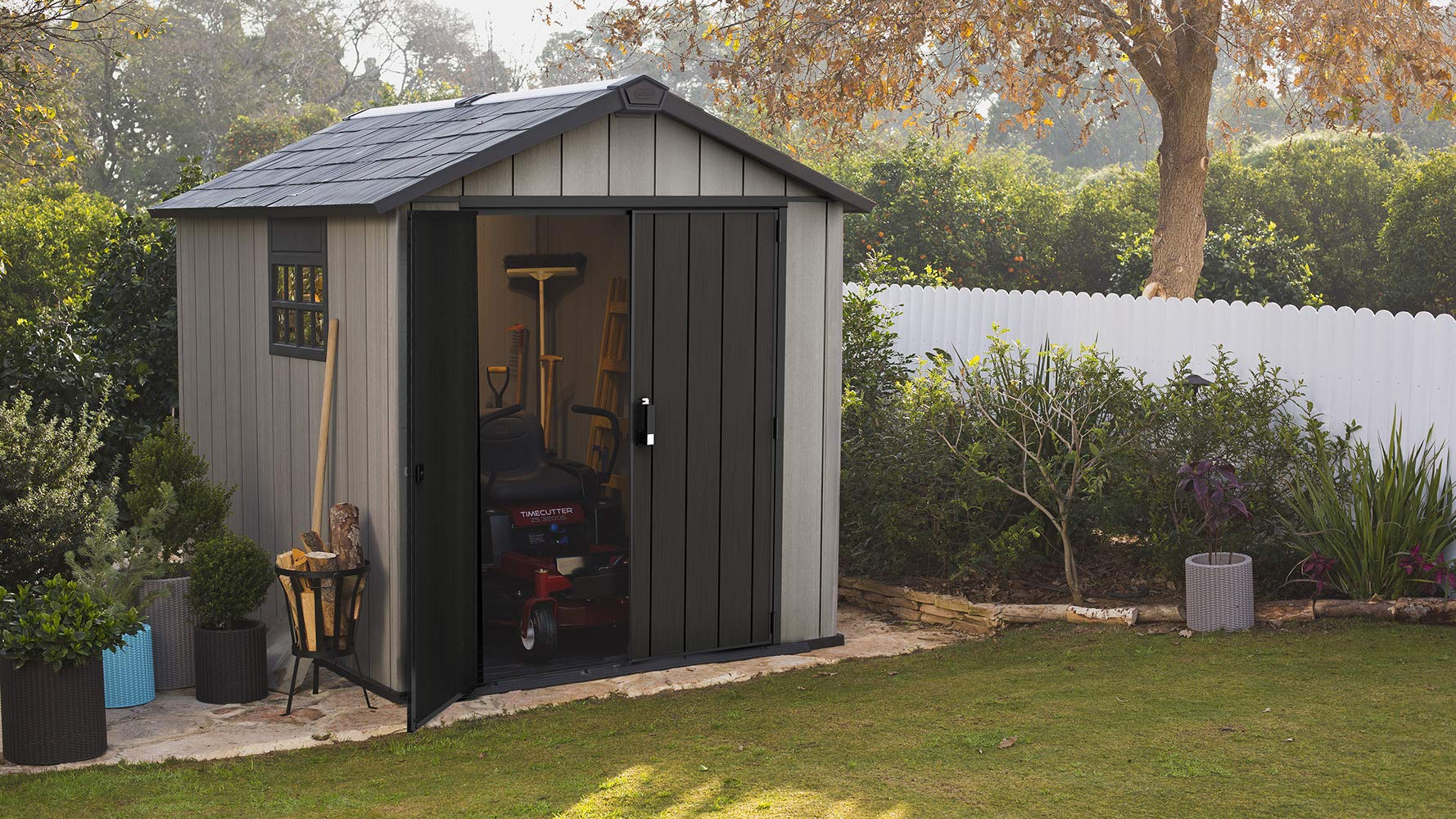【Storage Shed】Keter Oakland 7.5 x 9 Foot Large Resin
