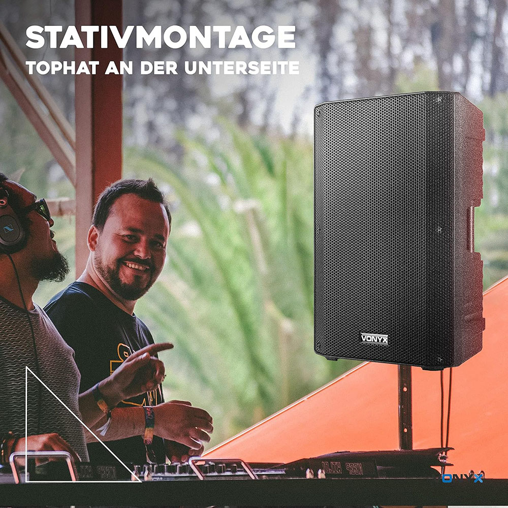 Vonyx VSA700 Partybox Bluetooth Lautsprecher groß mit Akku