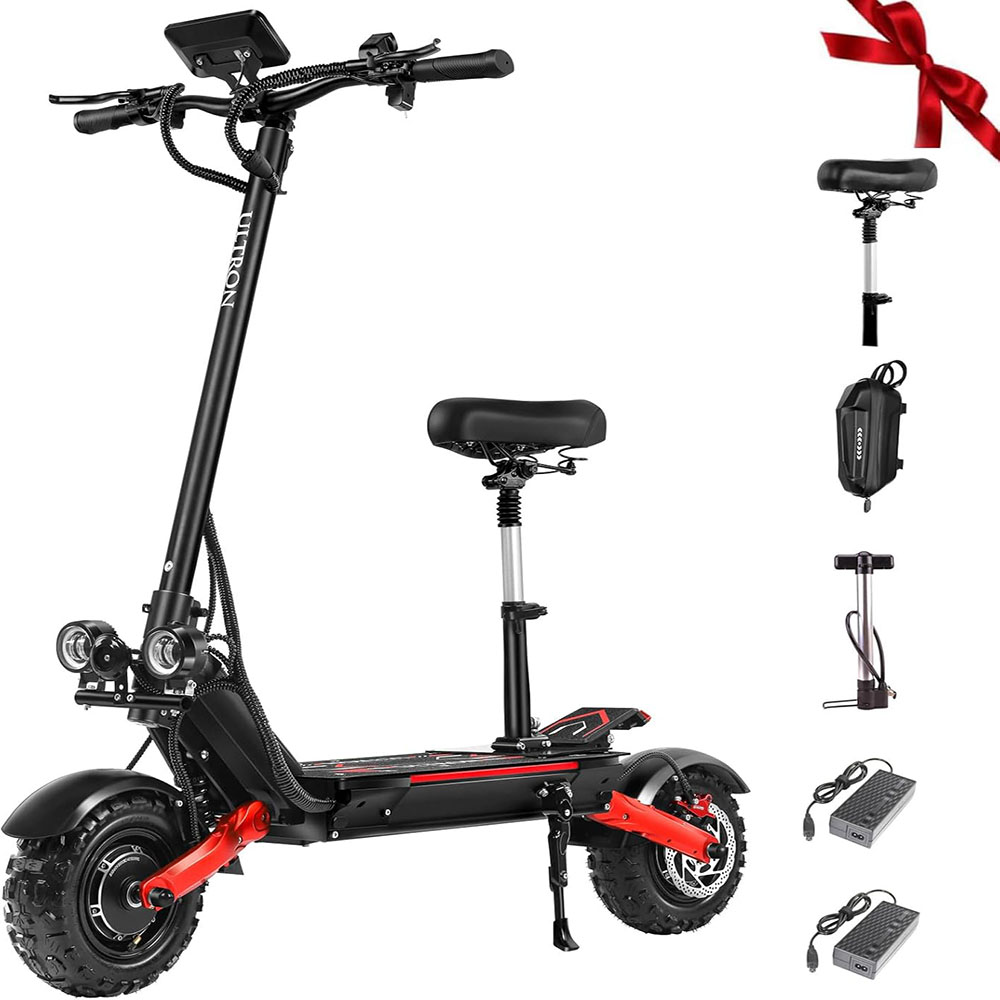 Electric Scooter for Adults,Up to 52MPH 6000W 60V Dual Motor 1440WH Battery