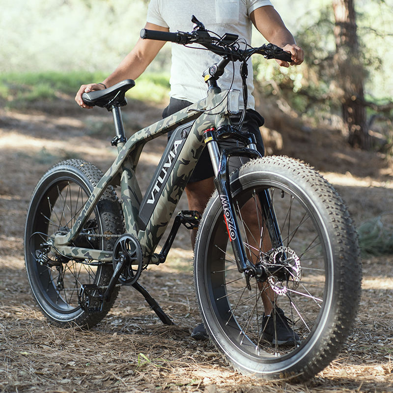 VTUVIA/26*4.0 750W 1000W big power Fat tire electric Mountain E bike/Snow bike/electric bicycle with CE