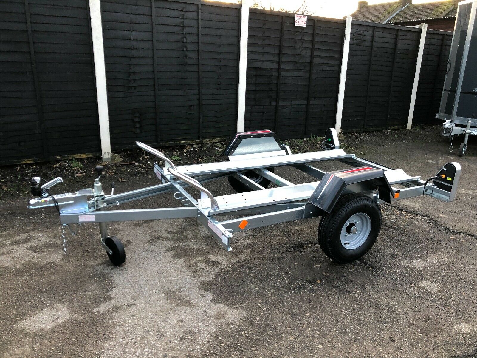 Brand New Erde CH451 Double Double Motorcycle Bike Motorcycle Trailer