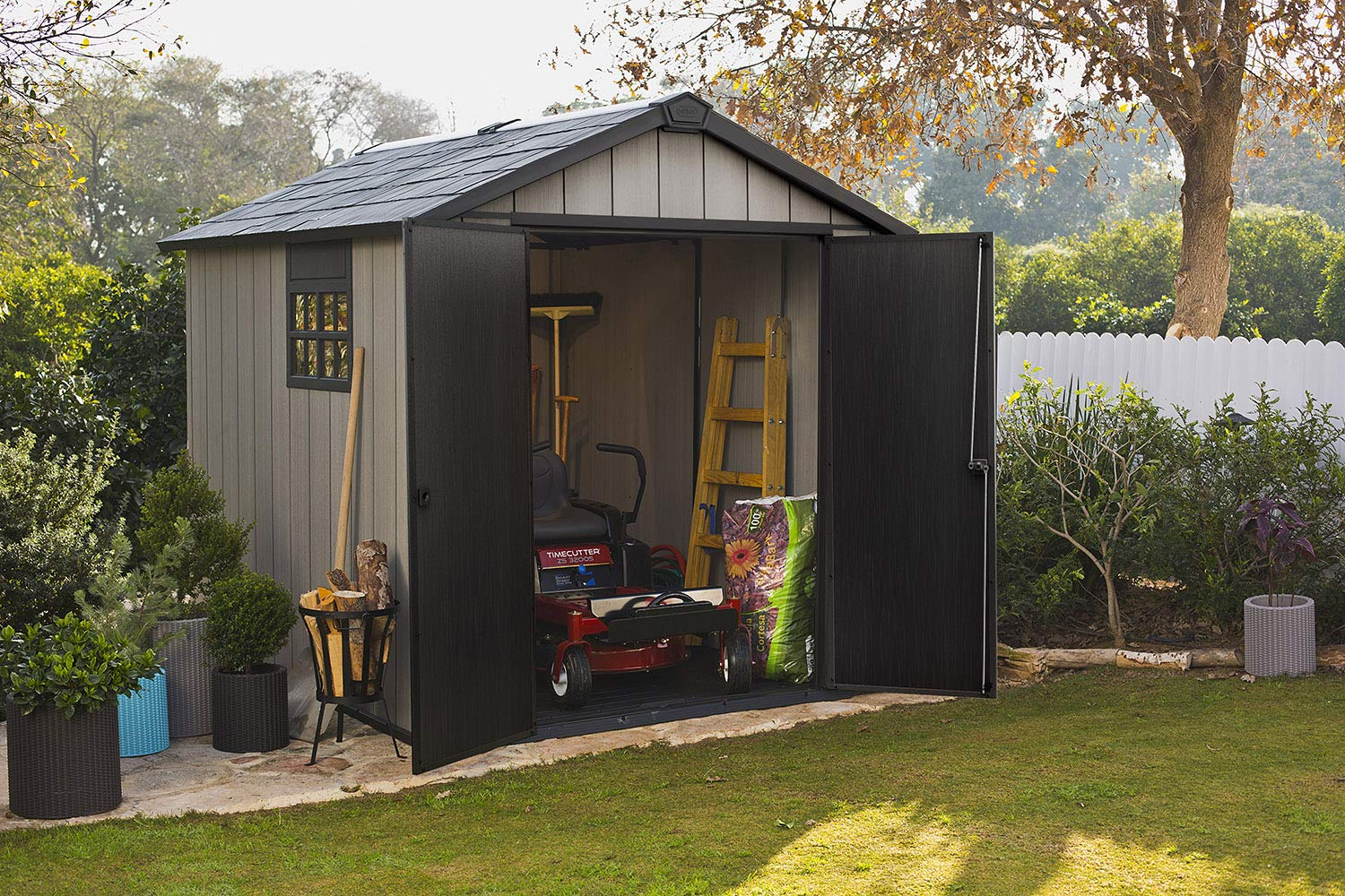 【Storage Shed】Keter Oakland 7.5 x 9 Foot Large Resin