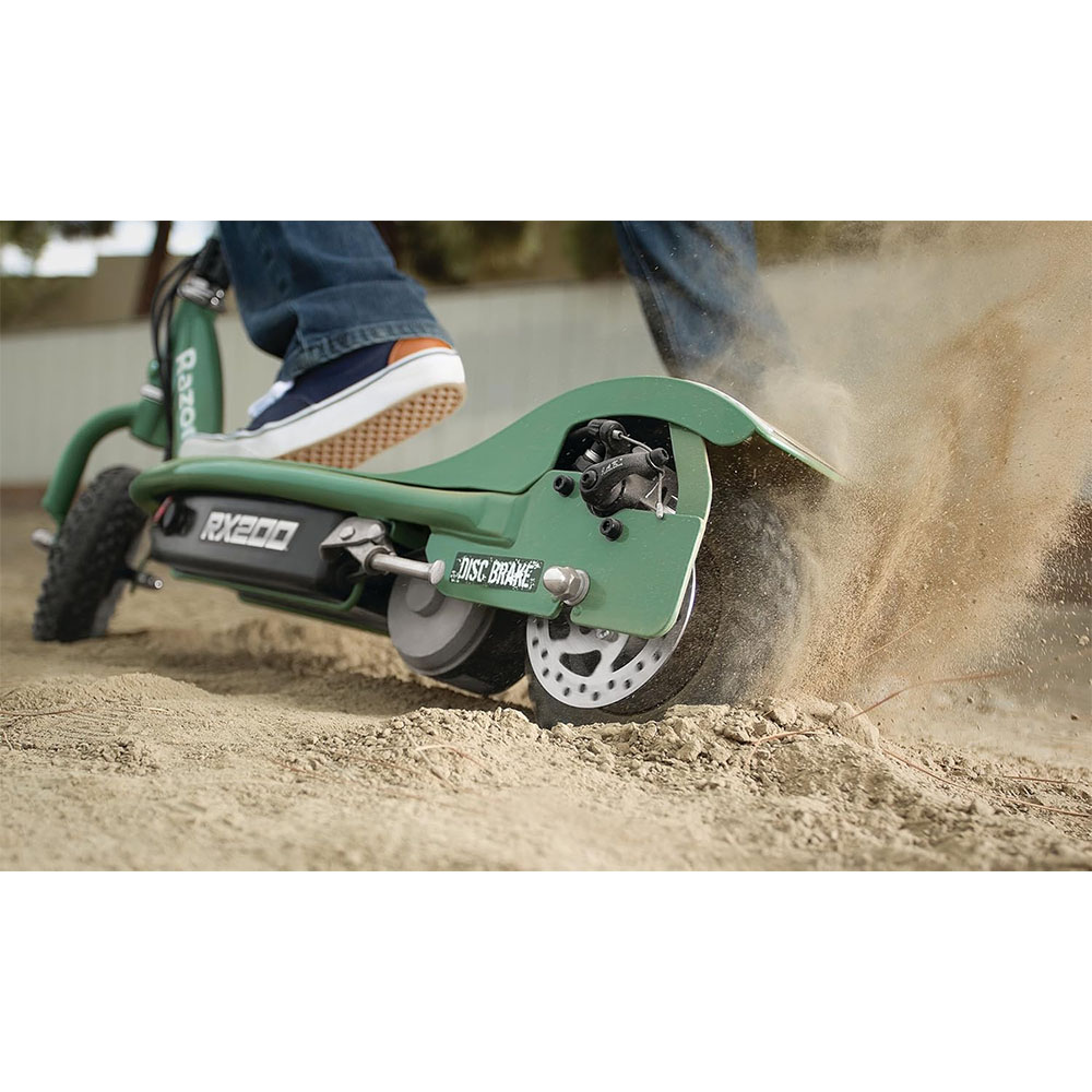 Razor RX200 Electric Off-Road Scooter, Green, 37 Inch