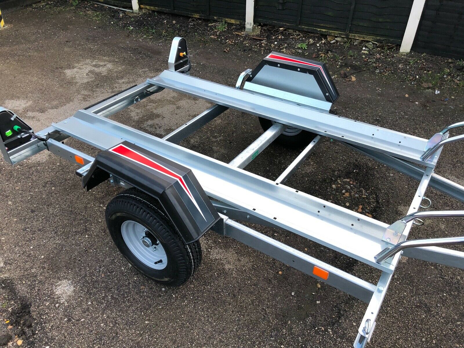 Brand New Erde CH451 Double Double Motorcycle Bike Motorcycle Trailer