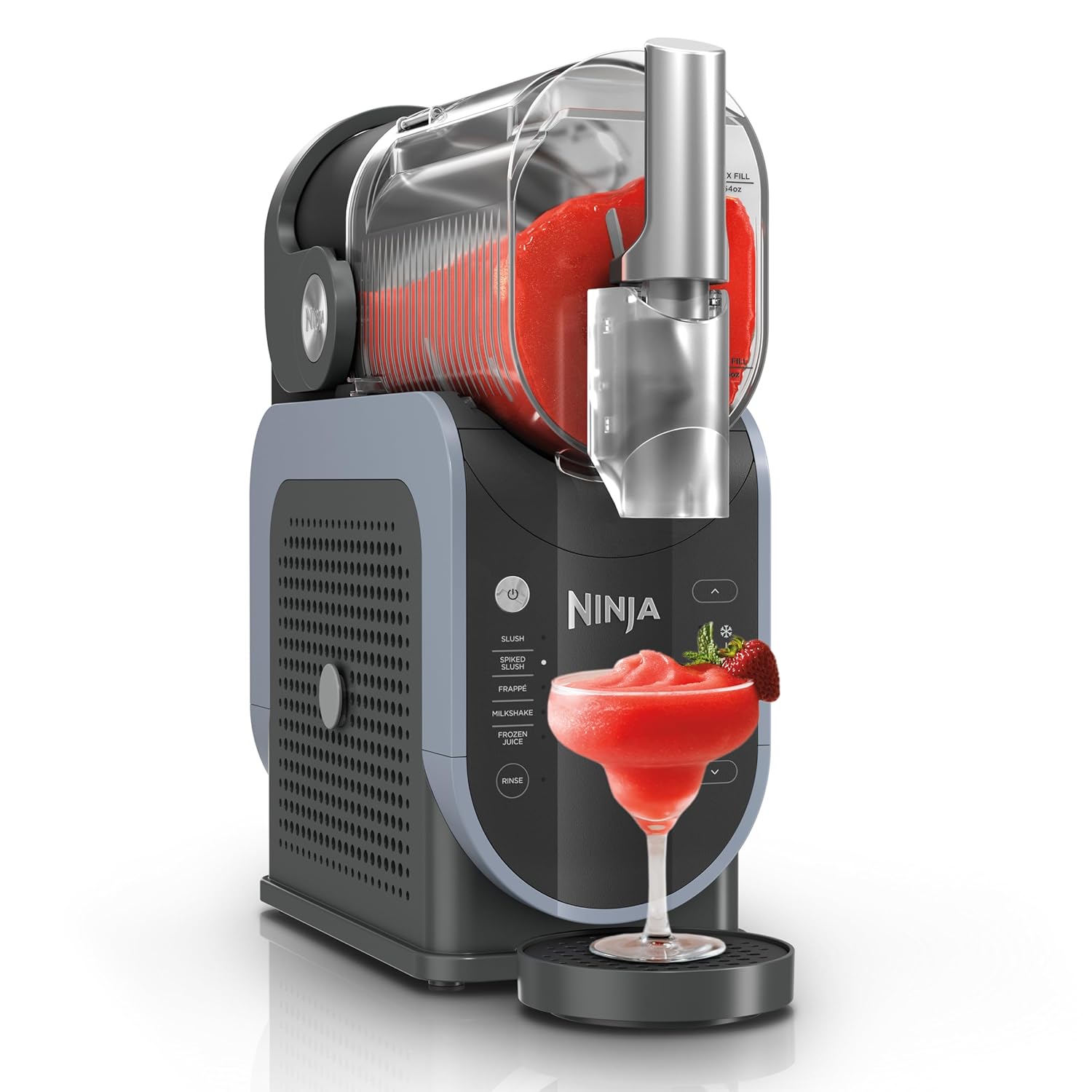 Ninja SLUSHi with RapidChill Technology, 88 oz. Frozen Drink & Slushie Machine, 5 Preset Programs, Margaritas, Frappés, and More, Premium Accents, Black