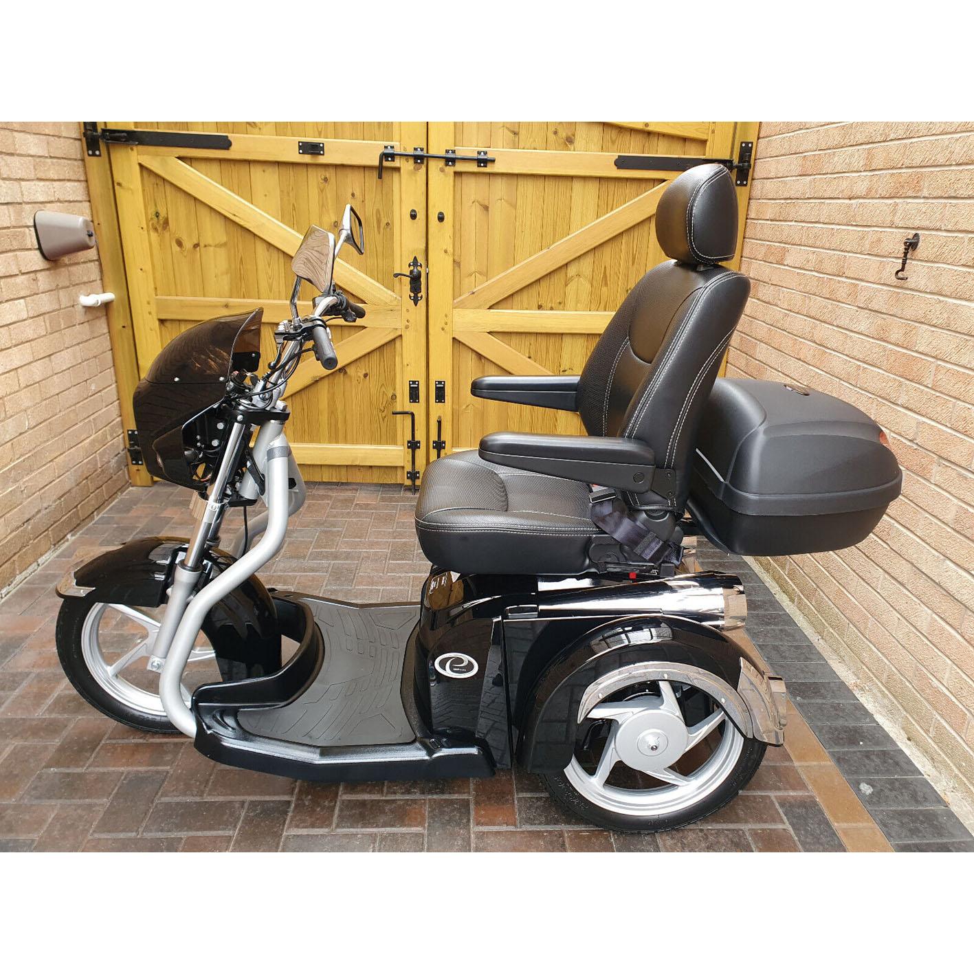 Motorbike style mobility scooter. Sport Rider