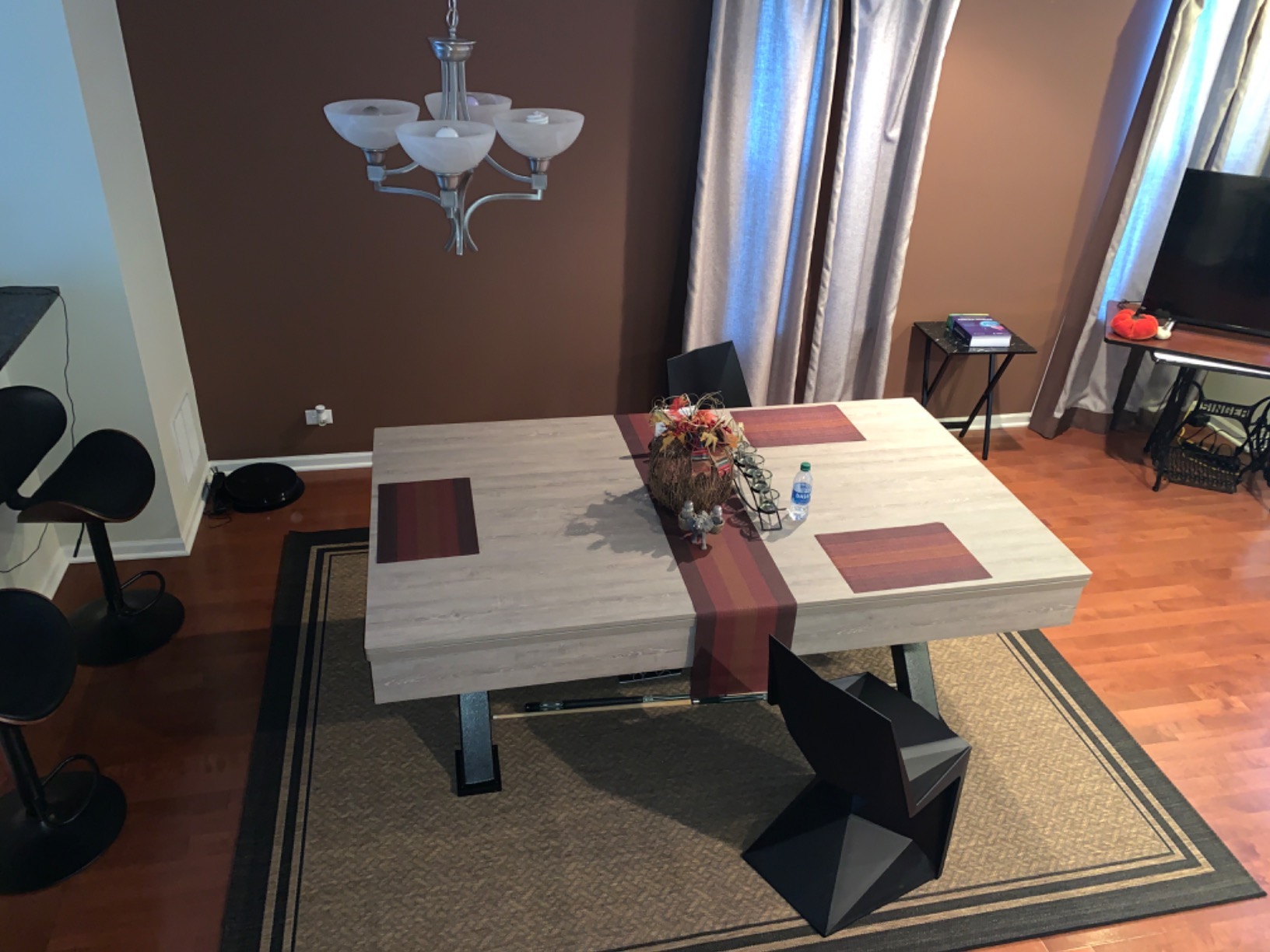 Black Canyon 7' Pool Table with Dining Top