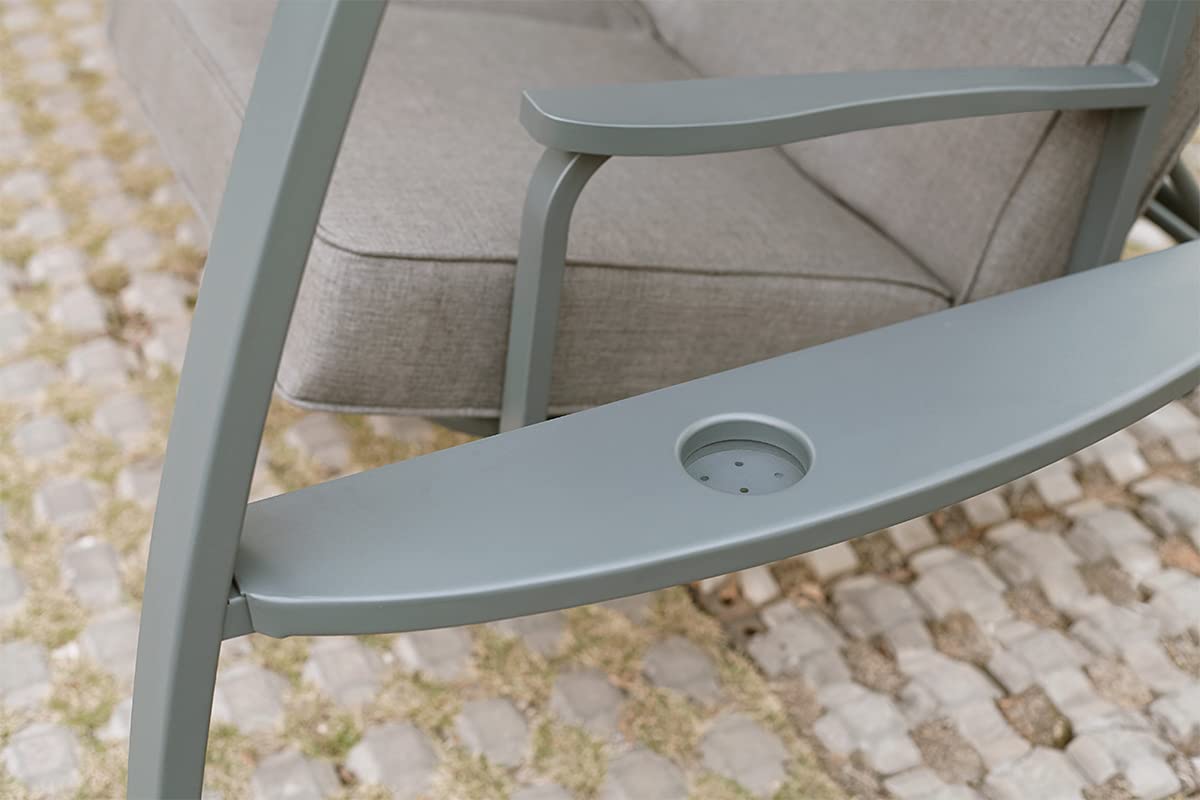 3 Person Patio Swinging Bench Chair 3-Seat Daybed Porch Swing Seater Outdoor Porch Swing