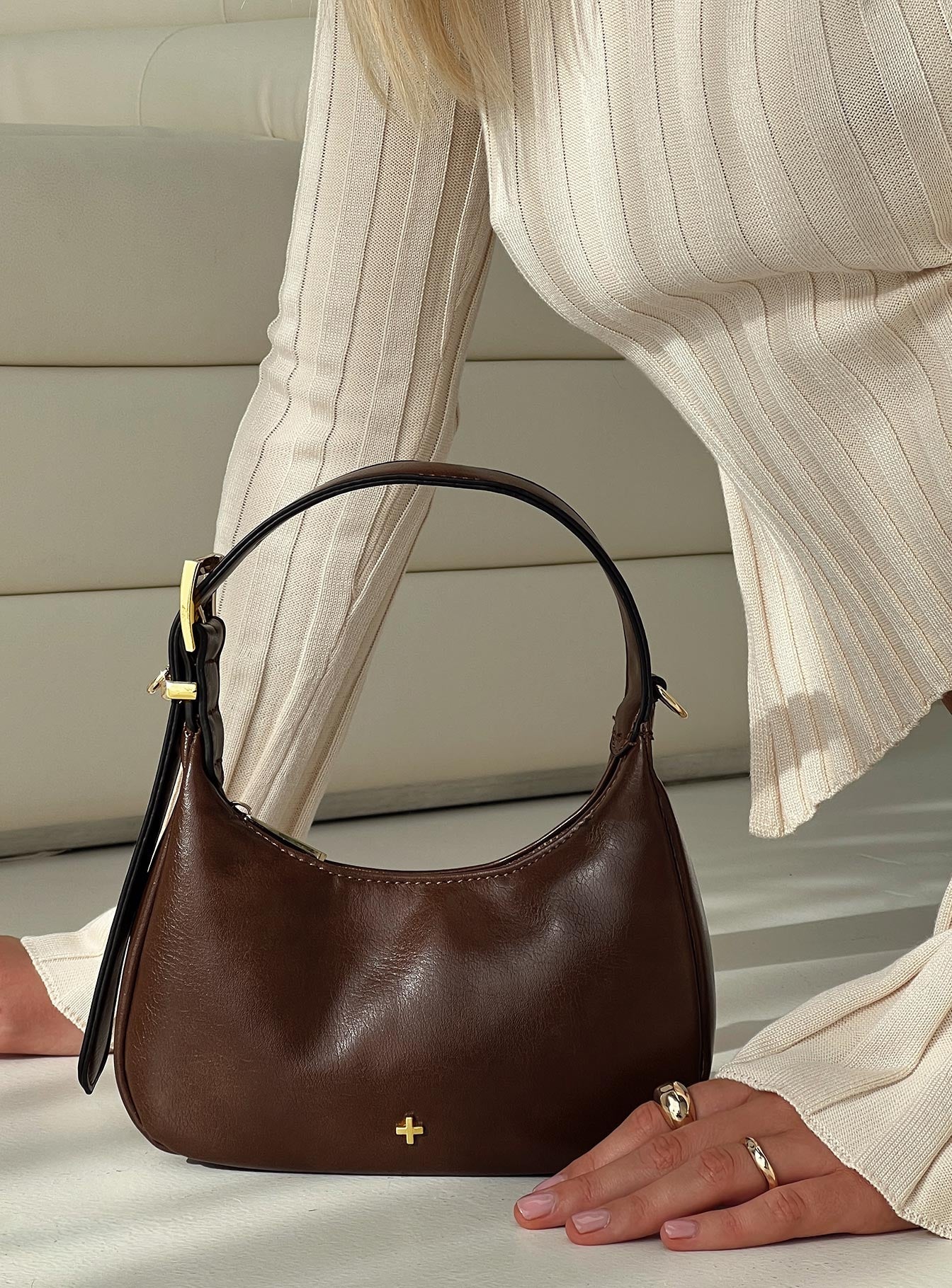 Gigi Shoulder Bag Chocolate