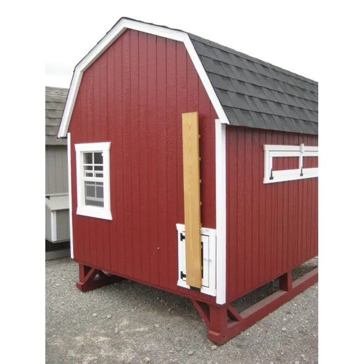 58.6 Square Feet Walk In Chicken Coop with Nesting Box