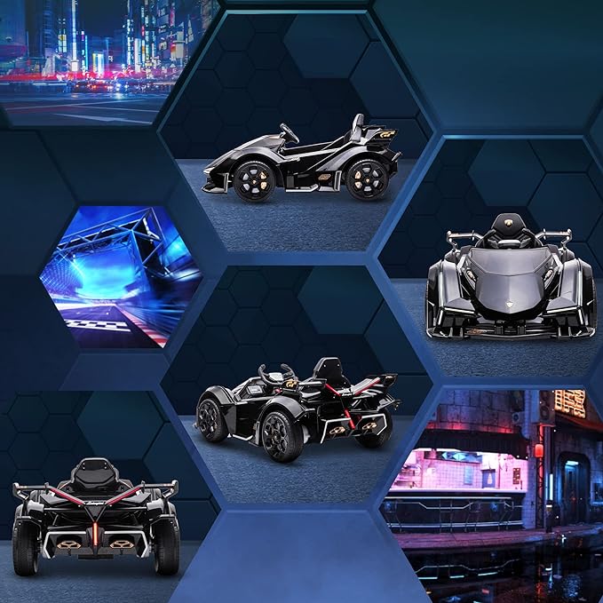 Aosom 12V Electric Ride-On Car, Licensed Lamborghini V12 Vision Gran Turismo Battery Powered genannt.