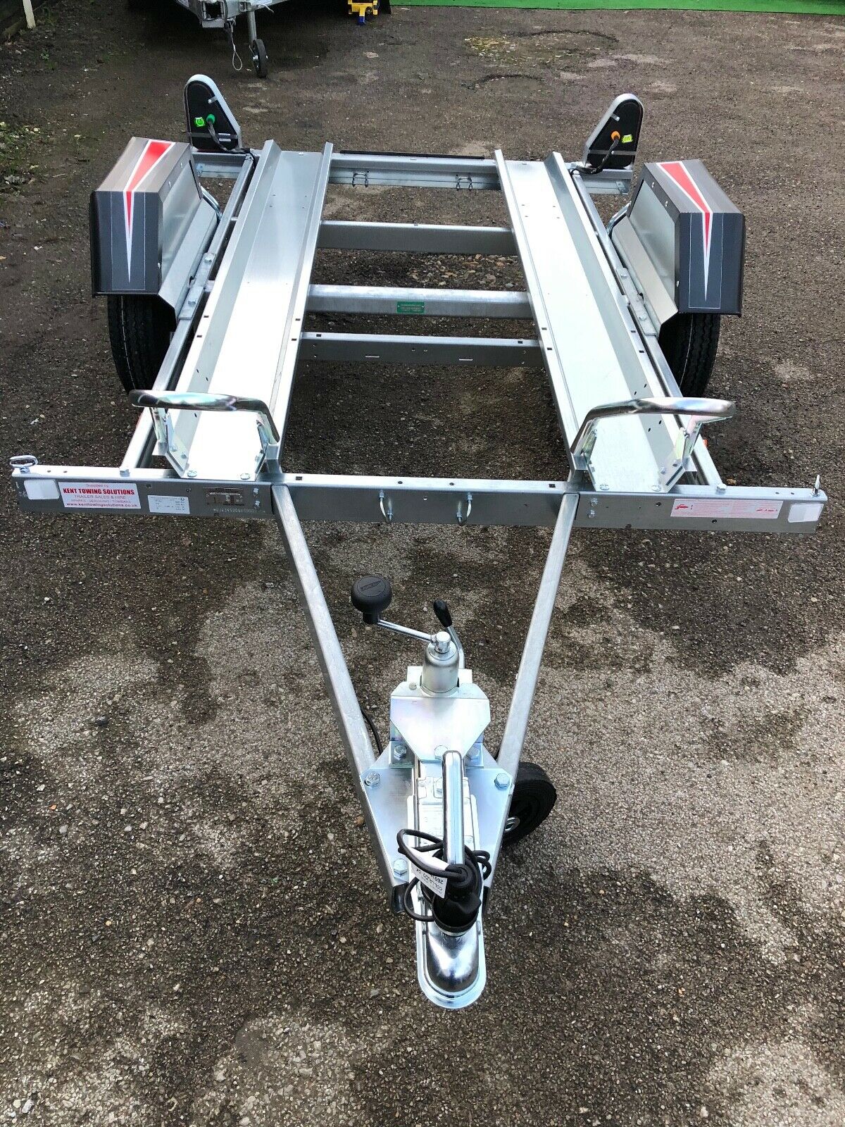  Brand New Erde CH451 Double Double Motorcycle Bike Motorcycle Trailer
