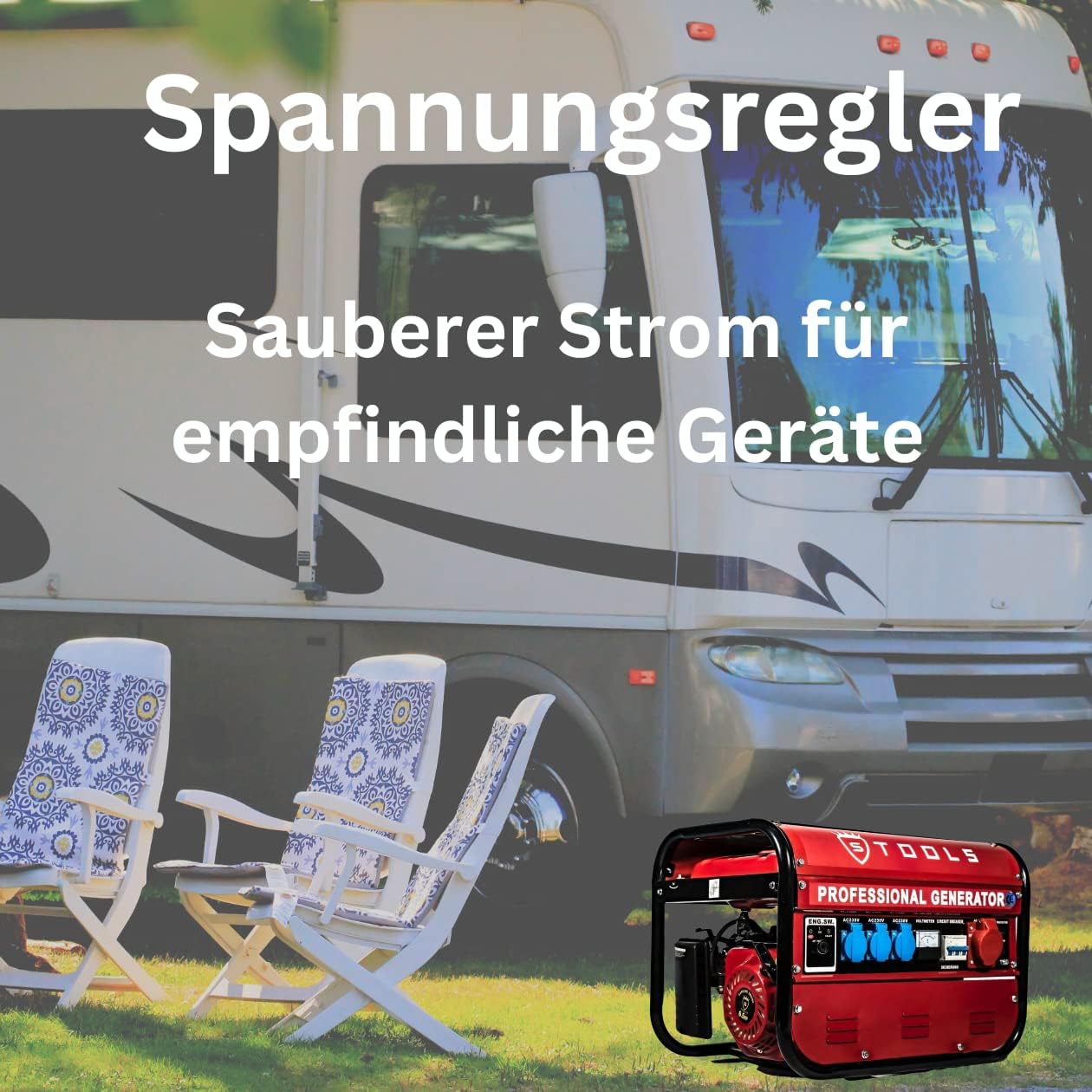 URUSANA Generator Inverter Silent 4900 Watt 6.5 Horsepower Generator, 4-Stroke Engine, ERD-9500