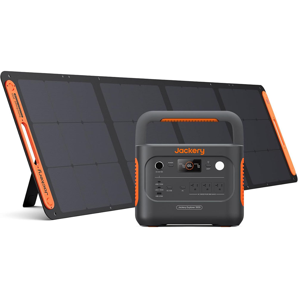 Jackery Solar Generator 1000 v2 with 200W Solar Panel(2024 New)