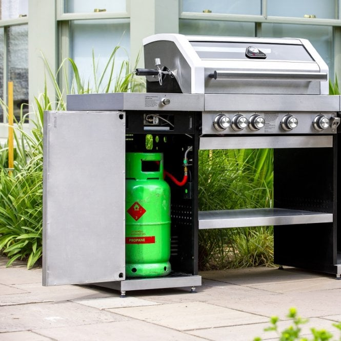 GRILLSTREAM ISLAND ULTIMATE 4 BURNER HYBRID GAS & CHARCOAL BBQ