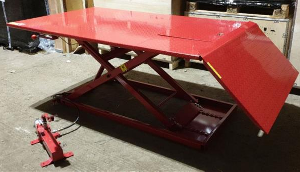 Quad Bike Bench Lift. Motorcycle Lift.Ride On Mower Bench Hydraulic Lift