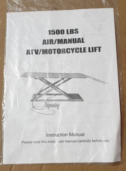 Quad Bike Bench Lift. Motorcycle Lift.Ride On Mower Bench Hydraulic Lift